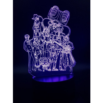 Διακοσμητικό Φωτιστικό One Piece 3d Acrylic Led Light USB