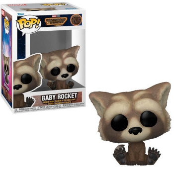 Funko POP Marvel Guardians of the Galaxy Vol. 3 - Baby Rocket 1208 Bobble-Head