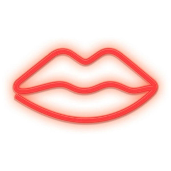 Επιτοίχιο Διακοσμητικό Led Χείλη - Lips Decoration Lamp USB