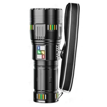 Επαναφορτιζόμενος Φακός LED Αδιάβροχος IP67 με Μέγιστη Φωτεινότητα 30000lm