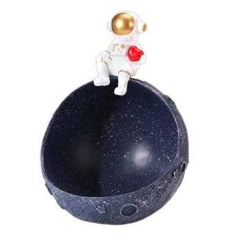 Πλαστικό Διακοσμητικό Αστροναύτης στη Σελήνη για Αποθήκευση Αντικειμένων