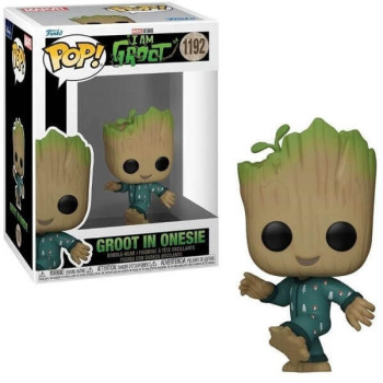 Funko POP Marvel I Am Groot - Groot in Onesie 1192 Bobble-Head