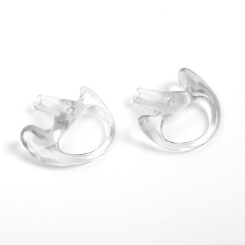 Ανατομική Επέκταση Υποαλλεργικής Σιλικόνης για το Σπιράλ Ακουστικό Ασύρματου Baofeng - Διάφανο