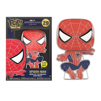 Funko Pop Pins Marvel Spider Man No Way Home - Spider-Man GiTD 29 Large Enamel Pin
