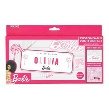 Paladone Μεταλλική Διακοσμητική Πινακίδα Barbie 25x10 εκ.