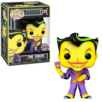 Funko Heroes Batman The Animated Series - Joker 370 Black Light Glow Vinyl Figure Special Edition