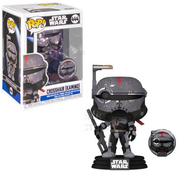 Funko POP Star Wars - Crosshair (Kamino) with Pin 444 Bobble-Head Special Edition Exclusive