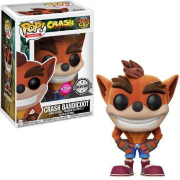 Funko POP Games - Crash Bandicoot Vinyl Flocked 273 Figure Special Edition Exclusive