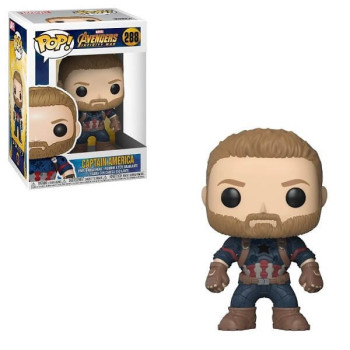 Funko POP Marvel Avengers Infinity War - Captain America 288 Bobble-Head
