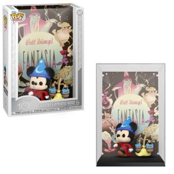 Funko POP Movie Posters Disney 100th Anniversary Fantasia - Sorcerer's Apprentice Mickey with Broom 07 Vinyl Figures