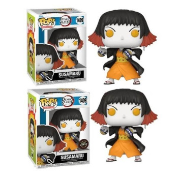 Funko POP Bundle of 2 Animation Demon Slayer - Susumaru 1409 & GitD Chase Vinyl Figures