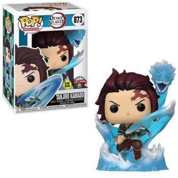 Funko POP Animation Demon Slayer - Tanjiro Kamado GitD 873 Vinyl Figure Special Edition Exclusive