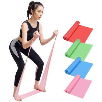 Σετ Λάστιχα Αντίστασης για Εκγύμναση Σώματος & Ασκήσεις Γιόγκα 4τμχ - YOGA Tension Resistance Band 