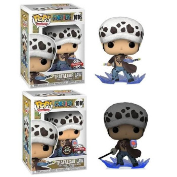 Funko POP Animation Bundle of 2 One Piece - Trafalgar Law 1016 & GitD Chase Vinyl Figure Special Edition Exclusive