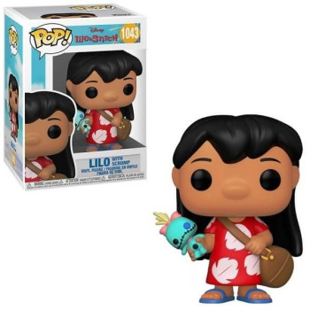 Funko POP Disney Lilo & Stitch - Lilo with Scrump 1043 Vinyl Figure