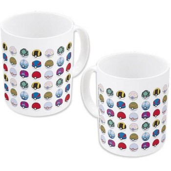 Stor Pokemon - Pokeballs Κούπα Kεραμική Λευκή 325ml