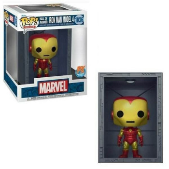 Funko POP Deluxe Marvel Hall of Armor: Iron Man - Model 4 1036 Bobble-Head PX Previous Exclusive