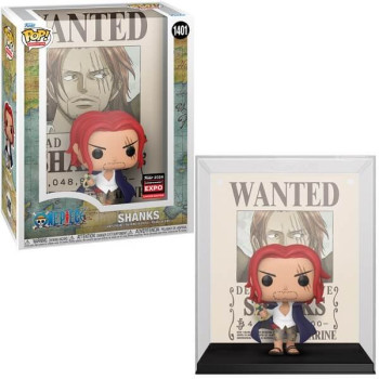 Funko POP Animation One Piece - Shanks Wanted Poster Vinyl Figure 2024 Chicago Entertainment Expo Exclusive
