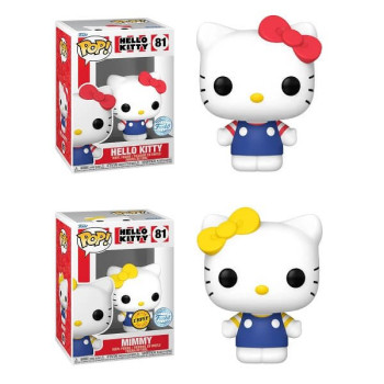 Funko POP Bundle of 2 Hello Kitty - Hello Kitty & Mimi (Chase) 81 Vinyl Figure Special Edition Exclusive 