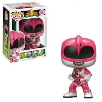 Funko POP Television Power Rangers - Pink Ranger Metallic 407 Vinyl Figure