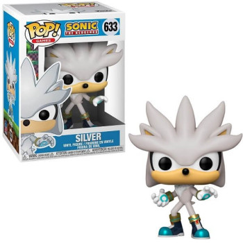 Funko POP Games Sonic the Hedgehod - Silver 633 Vinyl Figure 