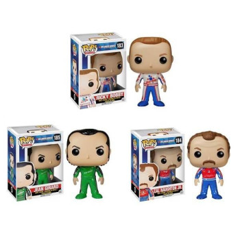 Funko POP Bundle of 3 Movies Talladega Nights: The Ballad of Ricky Bobby - Ricky Bobby, Jean Girard, Cal Naughton Jr. Vinyl Figures