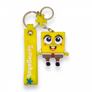 3D Μπρελόκ Σιλικόνης Spongebob - Bob 8 εκ.