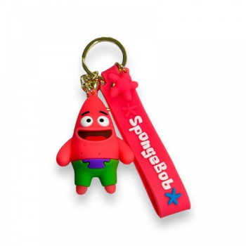 3D Μπρελόκ Σιλικόνης Spongebob - Patric 8 εκ.