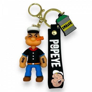 3D Μπρελόκ Σιλικόνης Popey - Popey 8 εκ.