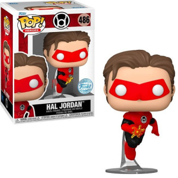 Funko POP DC Heroes Red Lantern - Hal Jordan 486 Vinyl Figure Special Edition
