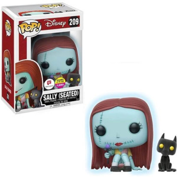 Funko POP Disney Nightmare Before Christmas - Sally (Seated) GitD Flocked 209 Vinyl Figure Walgreens Exclusive
