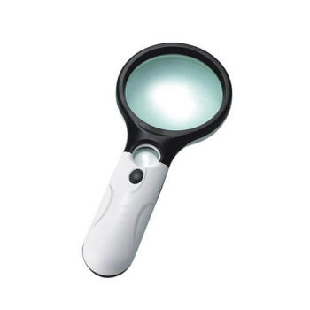 Μεγεθυντικός Φακός Χειρός με Φως 75mm με Led 3x
