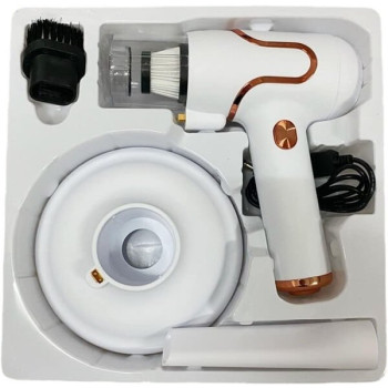 Επαναφορτιζόμενο Ηλεκτρικό Σκουπάκι Χειρός για Ακάρεα 3 σε 1 - Λευκό