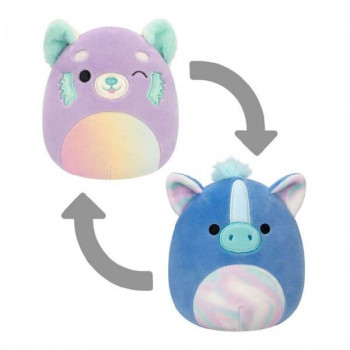 Jazwares Λούτρινο Flip-a-Mallow by Squishmallows Lexis the Red Panda & Romano the Hippocampus 13εκ. 