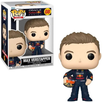 Funko POP Racing Oracle Red Bull Racing - Max Verstappen 08 Vinyl Figure