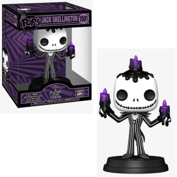 Funko POP Disney Nightmare Before Christmas - Jack Skellington 1501 Vinyl Figure Lights Up Supersized 20εκ.