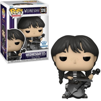 Funko POP Television Wednesday - Wednesday With Cello 1310 Vinyl Figure Funko Shop Exclusive