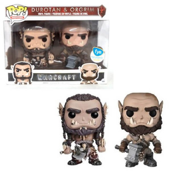 Funko POP Movies Warcraft - Durotan & Orgrim 2-Pack Vinyl Figures F.Y.E. Exclusive