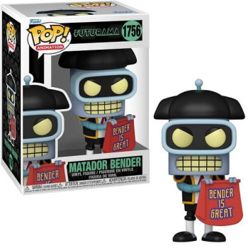 Funko POP Animation Futurama - Matador Bender 1756 Vinyl Figur