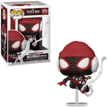 Funko POP Marvel GamerVers Spider-Man Miles Morales - Miles Morales (Winter Suit) 771 Bobble-Head