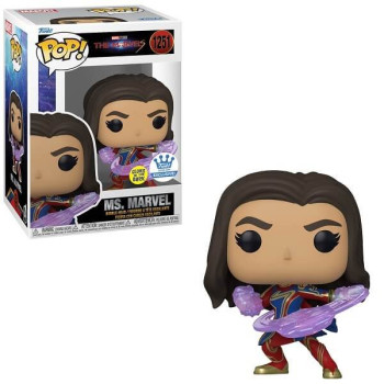 Funko POP Marvel The Marvels - Ms. Marvel GitD 1251 Bobble-Head Funko Shop Exclusive