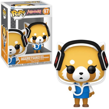 Funko POP Animation Aggretsuko - Aggretsuko With Headphones 97 Vinyl Figure