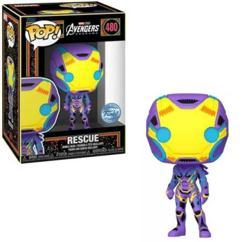 Funko POP Marvel Avengers Endgame - Rescue (Blacklight) 480 Bobble-Head