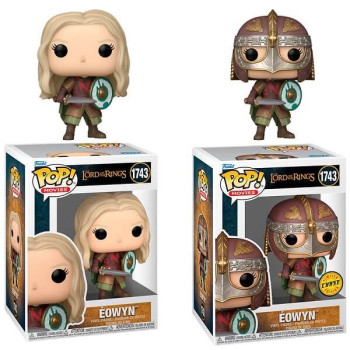 Funko POP Movies Bundle of 2 The Lord of the Rings - Eowyn & Chase 1743 Vinyl Figures
