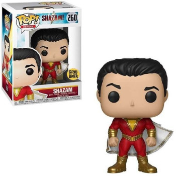 Funko POP Heroes Shazam! - Shazam GitD 260 Vinyl Figure Funko Shop Exclusive