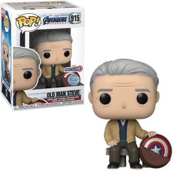 Funko POP Marvel Avengers Endgame - Old Man Steve 915 Bobble-Head Special Edition
