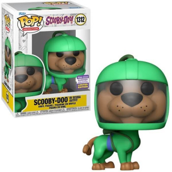Funko POP Animation Scooby-Doo - Scooby-Doo in Scuba Outfit 1312 Vinyl Figure 2023 Summer Convention Exclusive
