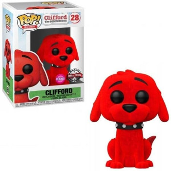 Funko POP Books Clifford the Big Red Dog - Clifford Flocked 28 Vinyl Figure Speial Edition