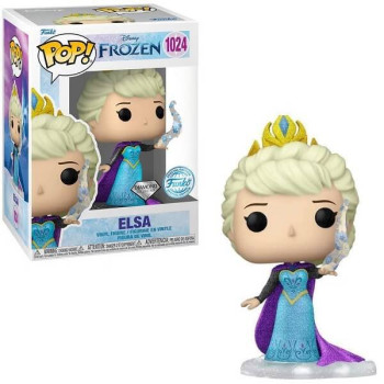 Funko POP Disney Ultimate Princess Collection - Elsa Diamond 1024 Vinyl Figure Special Edition