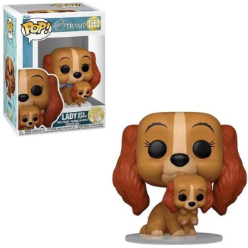 Funko POP Disney Lady and the Tramp - Lady with Puppy 1553 Vinyl Figure 